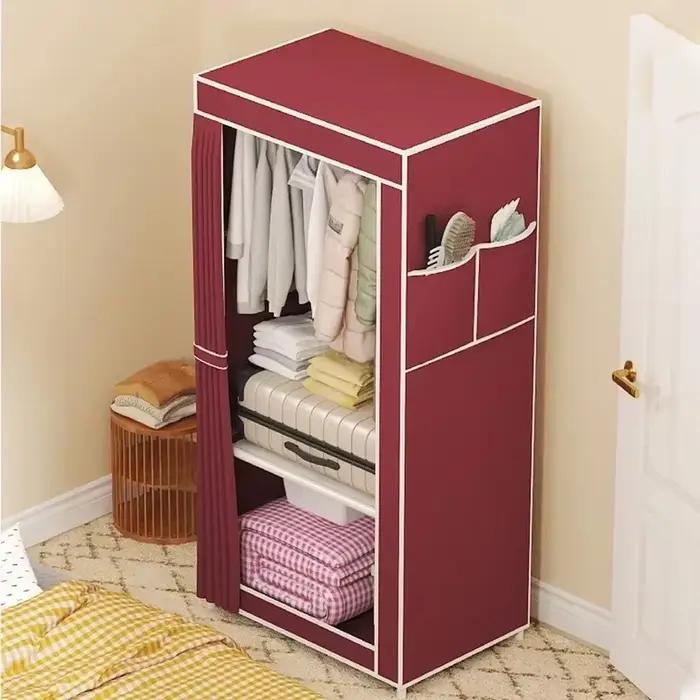 Armoire anti-poussière sur pied en tissu