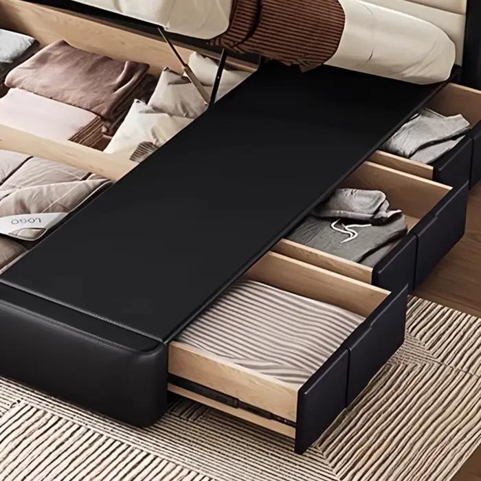 Lit Double de luxe nordique moderne