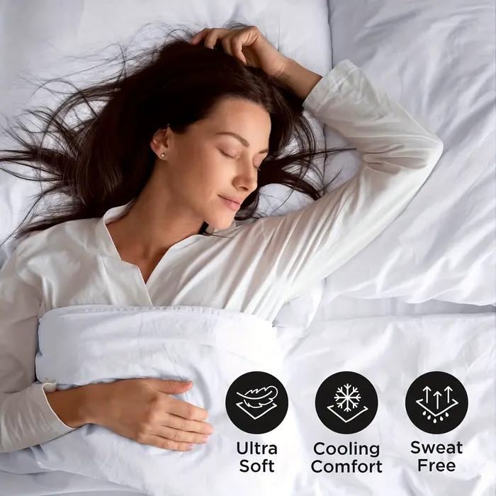 Draps de lit de luxe – Élégant, sans plis, 1500 fils, options multicolores