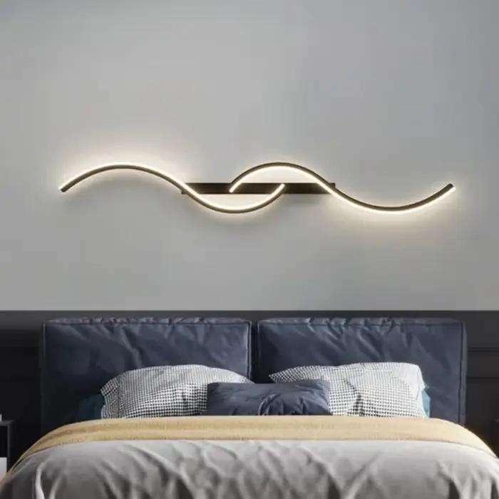 Applique Murale LED au Design Minimaliste Moderne, Luminaire Décoratif d'Nik, Idéal pour un Salon, une Chambre à Coucher ou des Escaliers