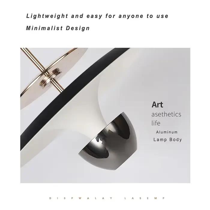 Chevet minimaliste LED lustre moderne créatif Restaurant chambre cuisine réglable suspension lampe décor à la maison luminaire