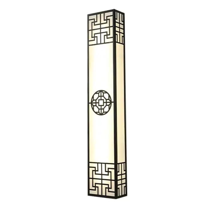 Style chinois chambre applique bande en forme Zen fond mur lampe de chevet salon couloir escaliers hôtel ingénierie lampe