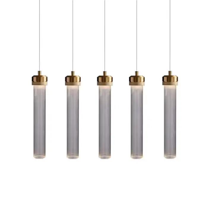 Pendentif LED lumières pour chambre chevet île suspension lampe moderne verre cuisine Restaurant décoration plafond lustres intérieur