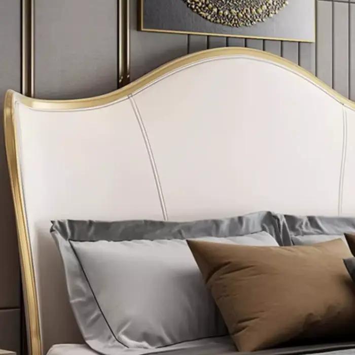 Lits rembourrés uniques minimaliste esthétique chambre lit nordique organisateur De luxe Camas De dortoir meubles accessoires
