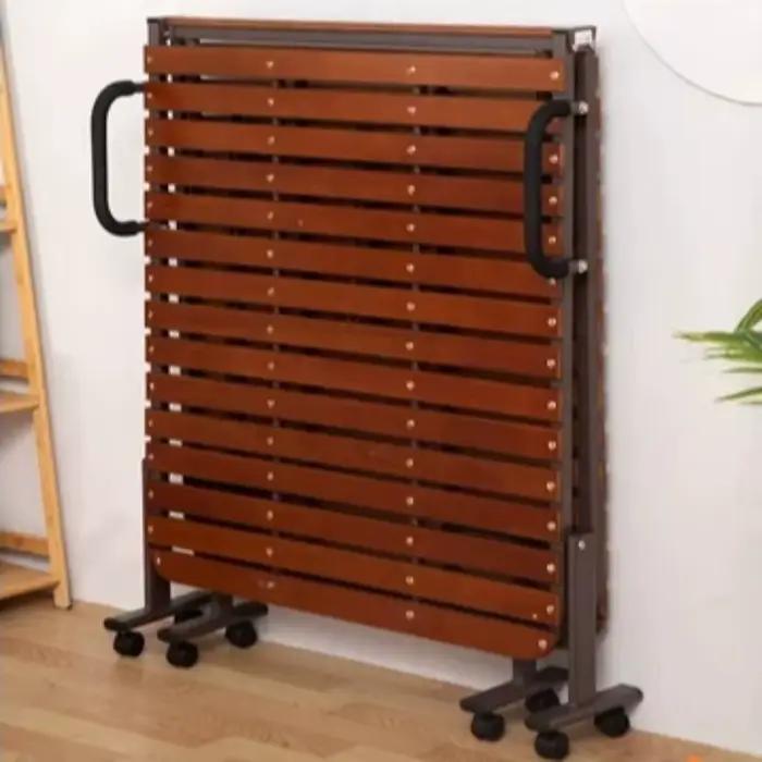Lit pliant en bois pour canapé