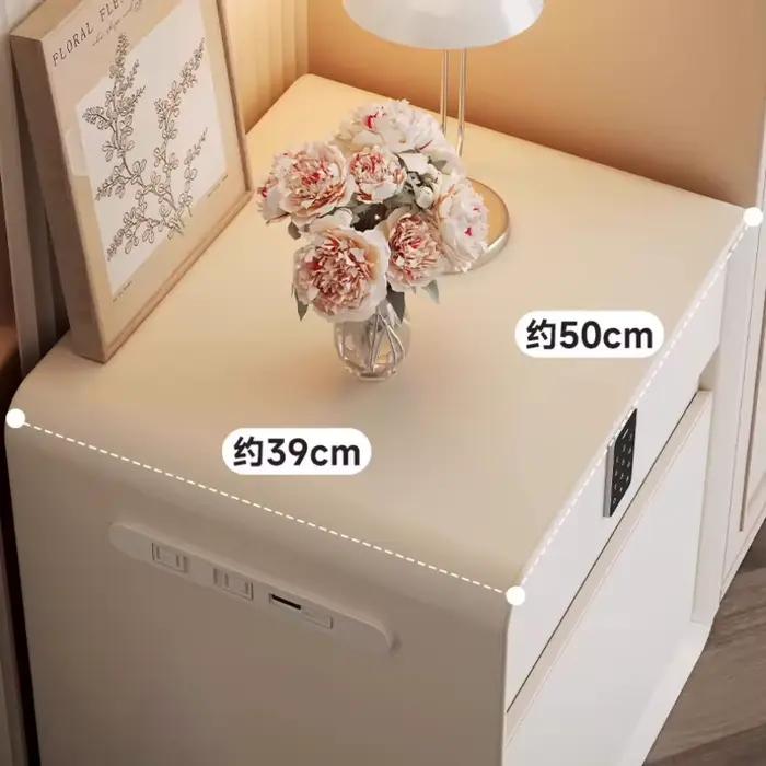 Armoire de chevet blanche pour filles