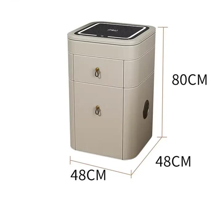 Coiffeuse de qualité élégante et glamour, au design créatif et esthétique nordique, avec rangement, pour chambre à coucher