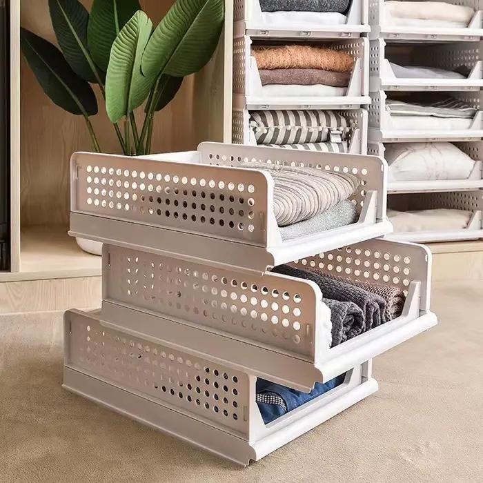 Boîtes de rangement pliantes pour vêtements