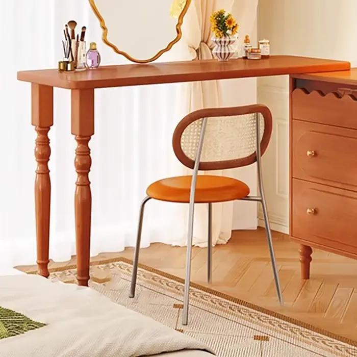 Vintage milieu du siècle vanité Table esthétique à la mode classique français