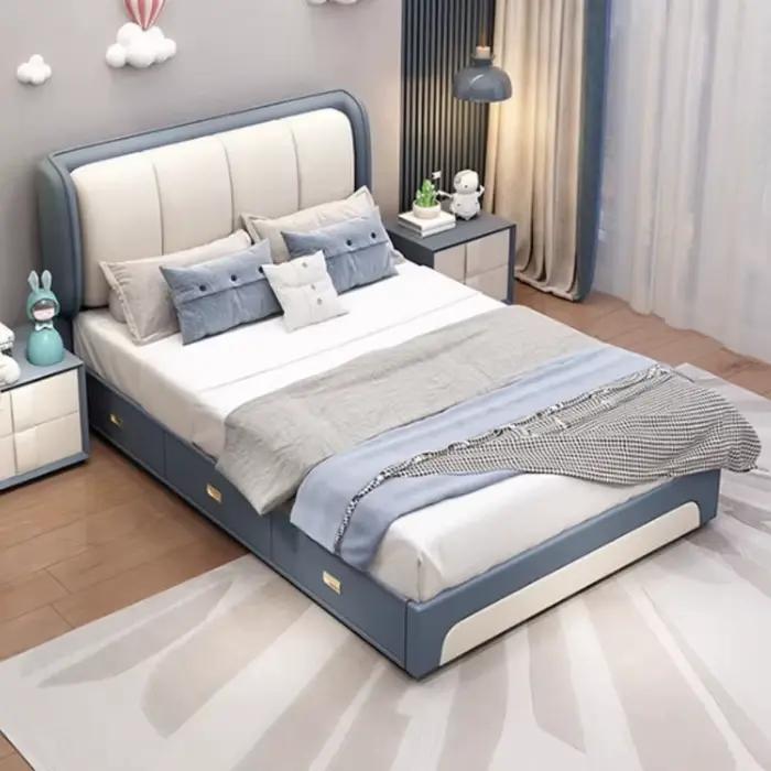 Lit de chambre rembourré pour enfants
