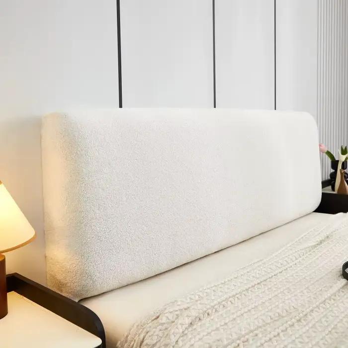 Housse de tête de lit en velours de coton