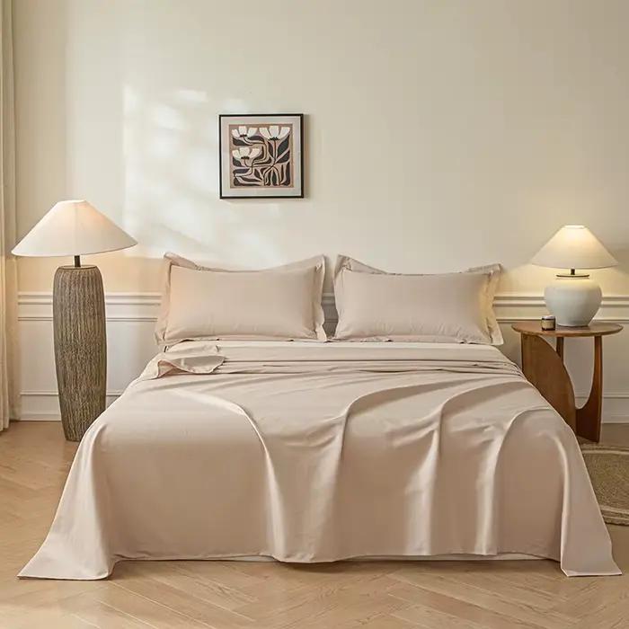 Drap plat pour lit Queen Size