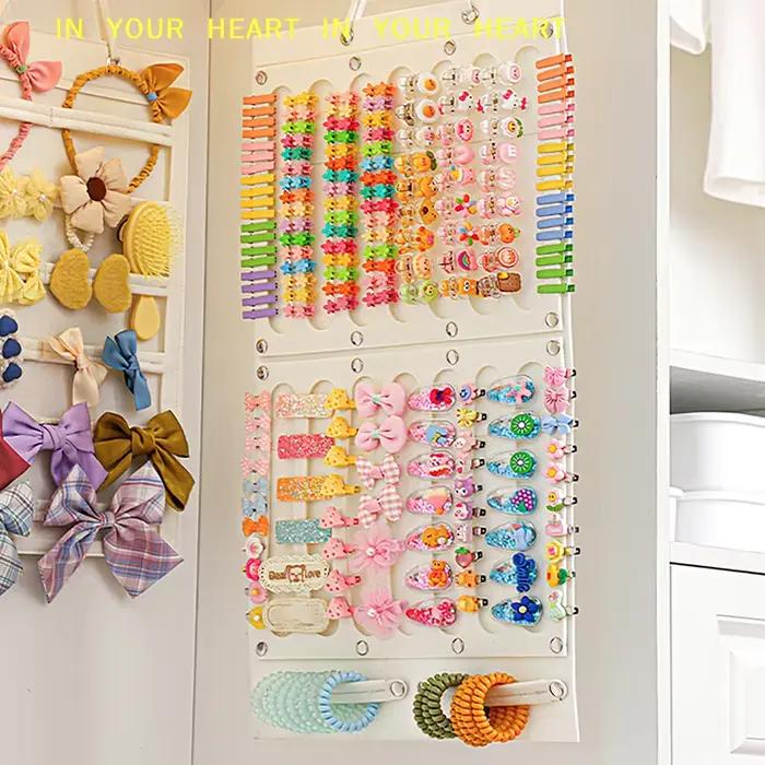 Organisateur mural de rangement pour chambres de filles