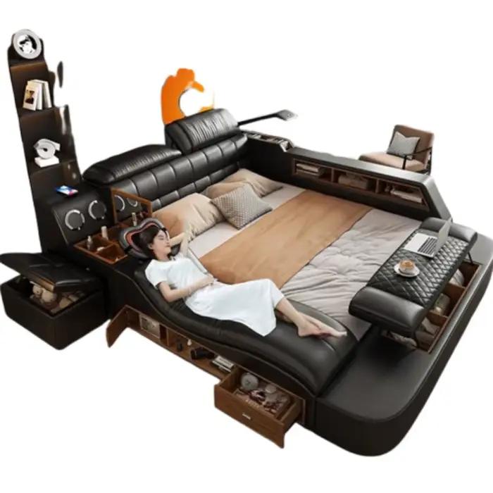 Lit fantaisie de luxe, tête de lit King Size