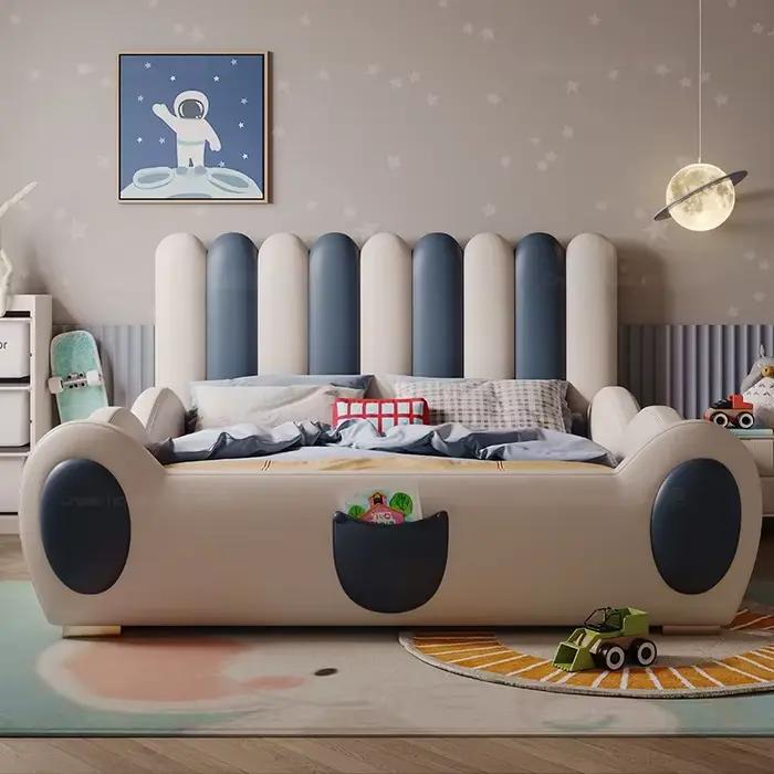 Lit de maison pour chambre de garçon