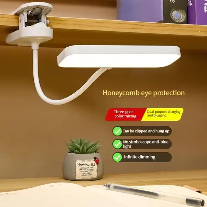 Lampe de bureau à clipser avec soin des yeux