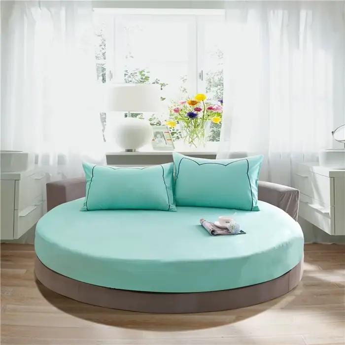 Drap-housse rond d'hôtel avec bande élastique