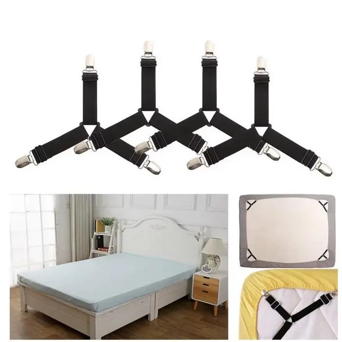 Attaches élastiques pour drap de lit