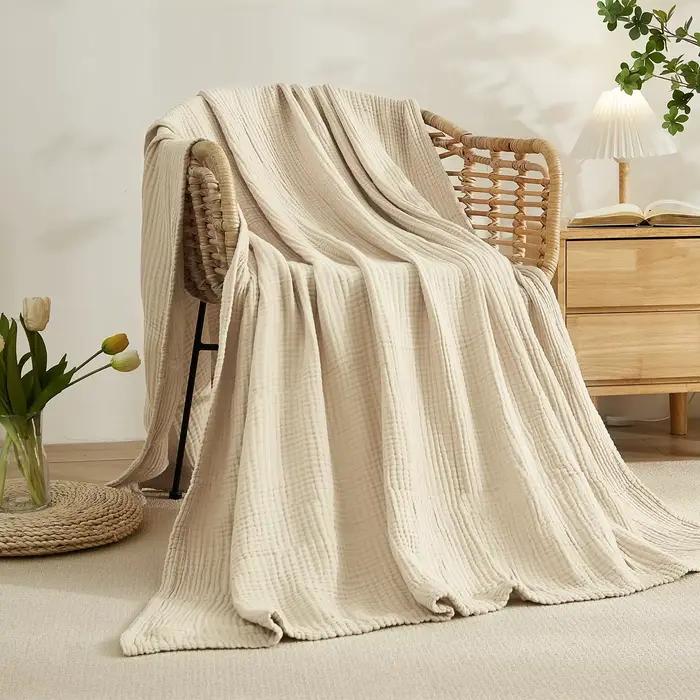 Couverture 100% coton pour lit