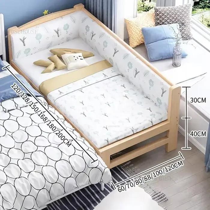 Lit de chevet simple pour garçons et filles