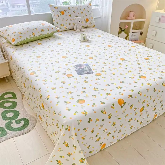 Drap de lit double 100% coton ou drap de lit et taies d'oreiller