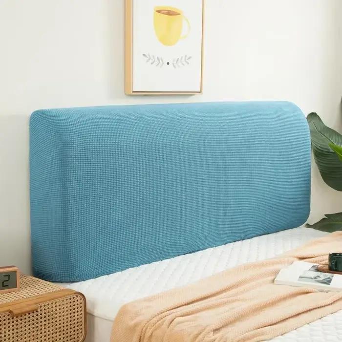 Housse de tête de lit bleue