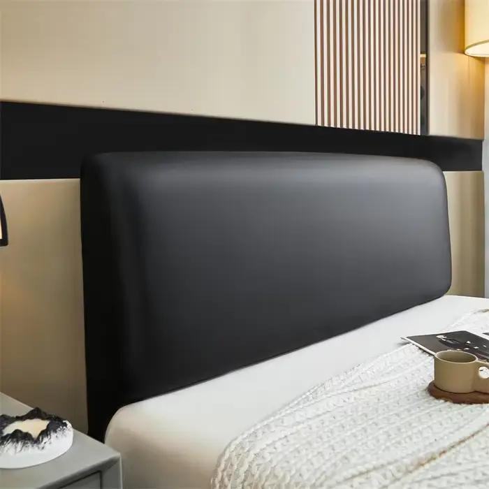 Housse de tête de lit en cuir Pu