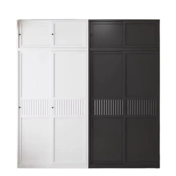 Placard De rangement De garde-robe noir Simple