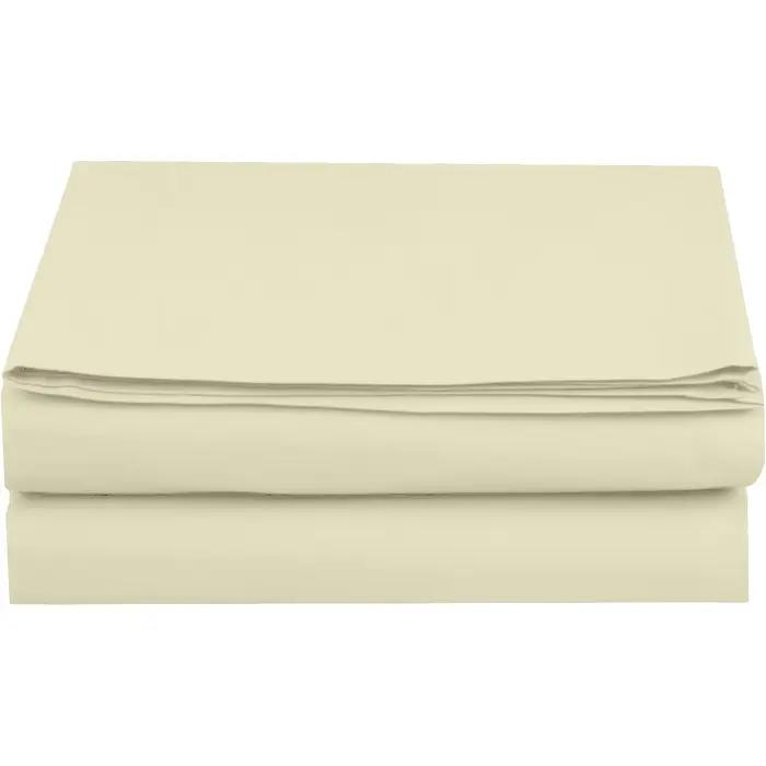 Draps de lit de luxe – Élégant, sans plis, 1500 fils, options multicolores