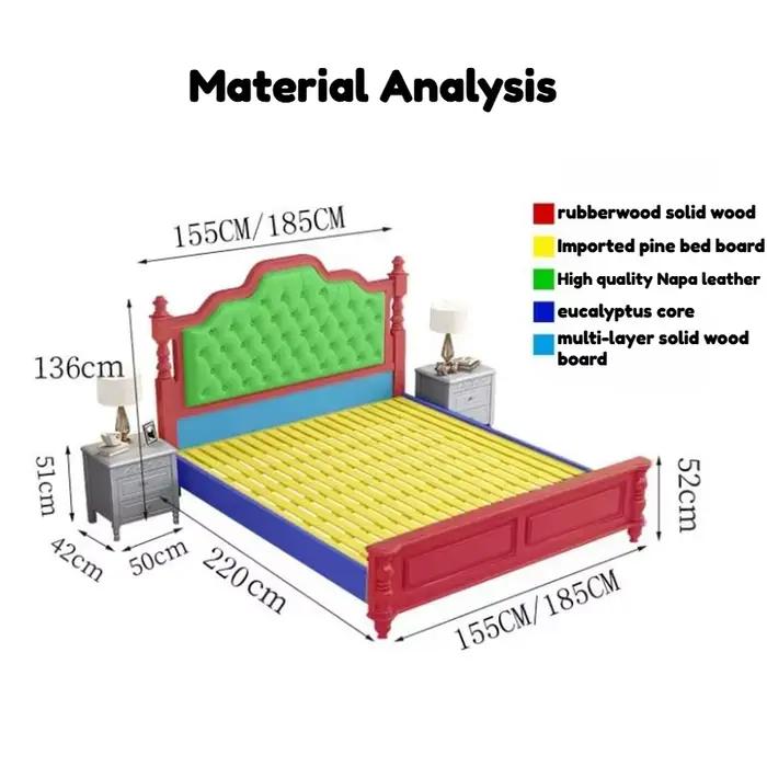 Lit de rangement King Size multifonctionnel