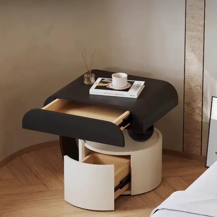 Table de chevet moderne avec tiroirs