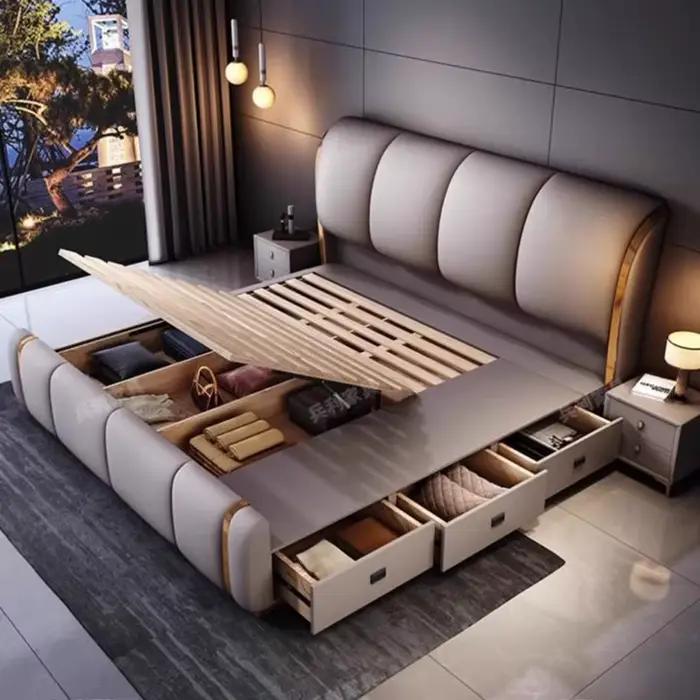 Lit double moderne de 200x220cm