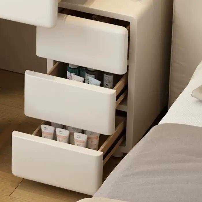 Organiseur de placard, coiffeuses, étagères à tiroirs rembourrés, tables de toilette, tables de chevet, meubles de chambre modernes