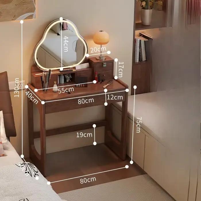 Coiffeuse en bois pour femmes