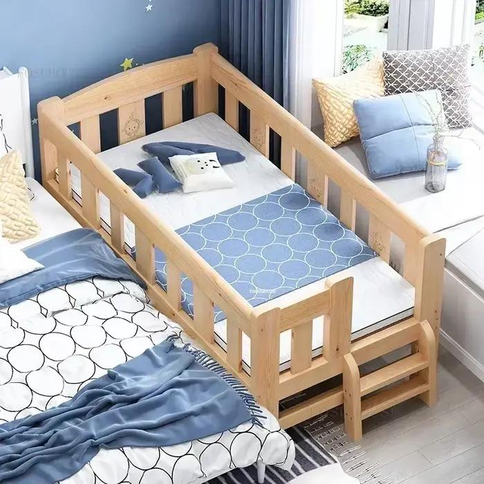 Lit de chevet simple pour garçons et filles