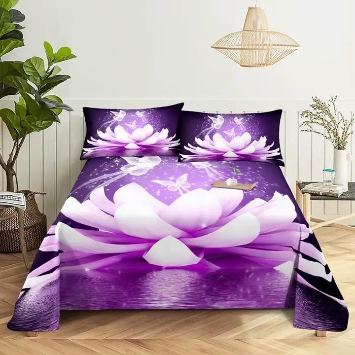 Parure de lit violette