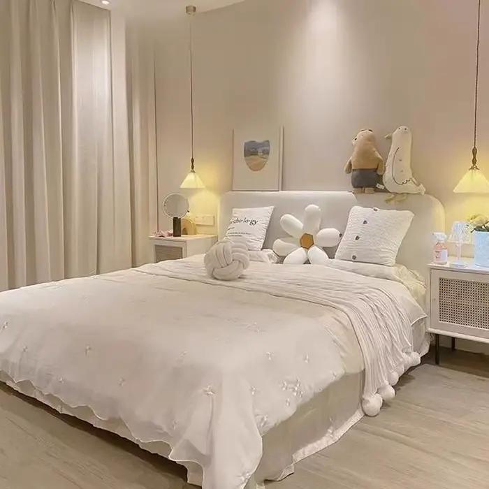 Armoires lit esthétique rangement Unique chambre