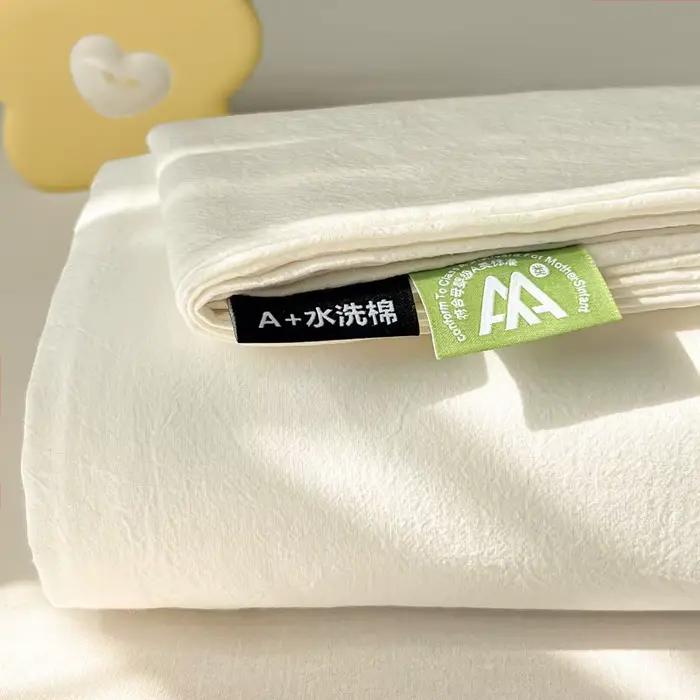 Drap de Lit en Coton Lavé 100% Biologique
