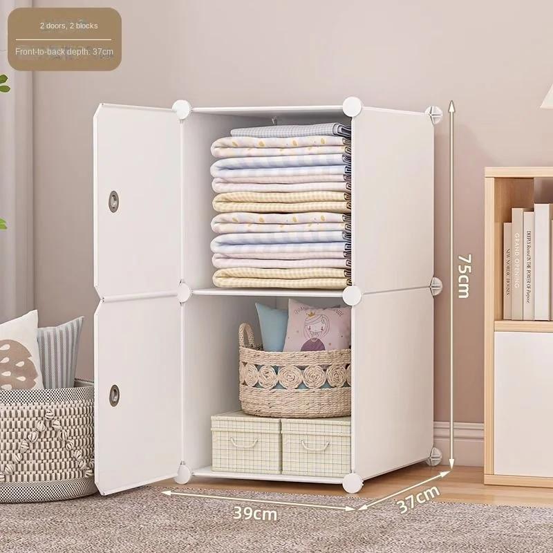 Armoire, armoire simple à assembler pour la chambre à coucher, meuble de rangement pour les chambres