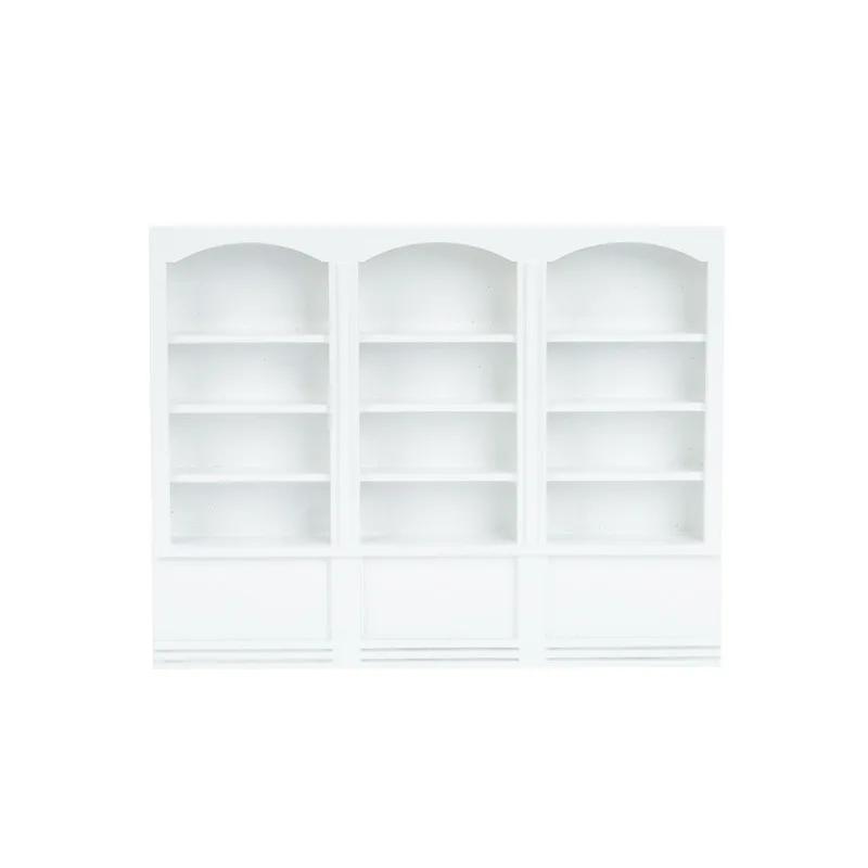 Mini vitrine en bois de style européen, maison de courses, triple armoire, étagère, accessoires de b