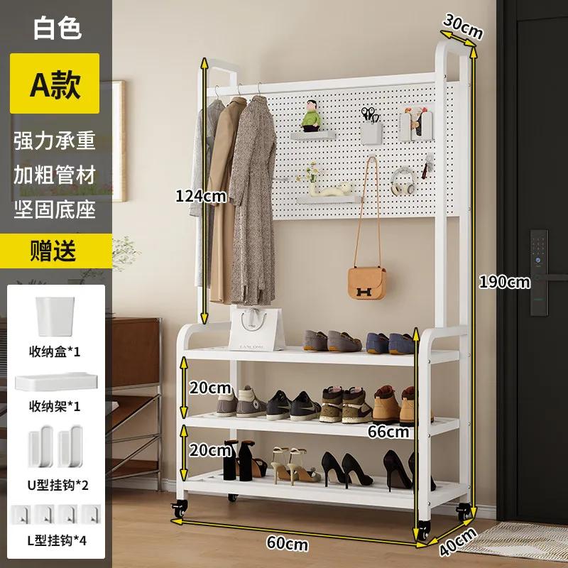 Banc de rangement, porte-vêtements, étagères, porte-manteaux pour veste, porte-chaussures, porte-man