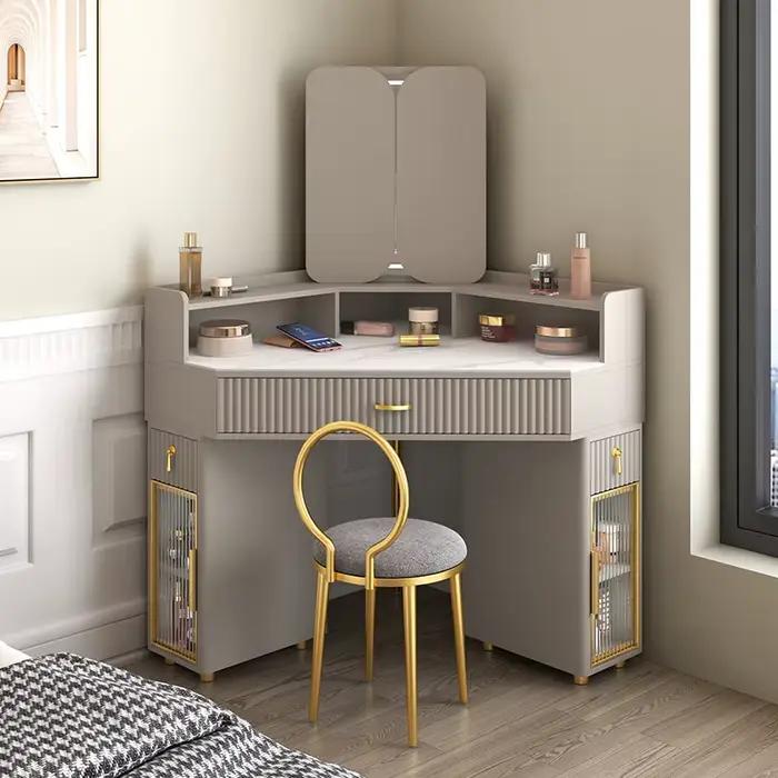 Tables de maquillage de luxe en bois massif
