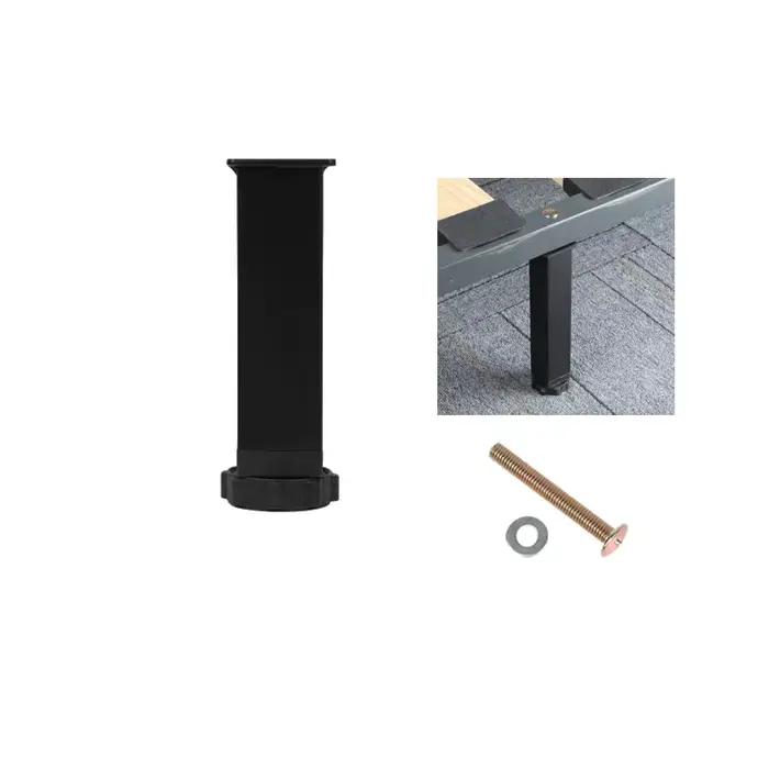Pieds de lit à cadre nervuré, colonnes de support de type T, cadre de lit en bois porteur, pieds de 