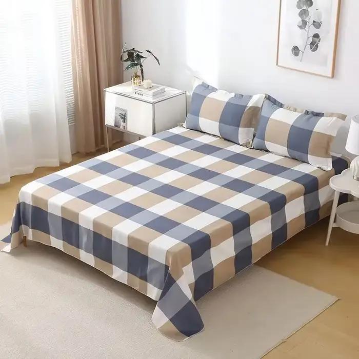 ‌ Ensemble de draps bohème – 400TC en coton de style méditerranéen avec colorant résistant à la décoloration pour les essentiels du dortoir