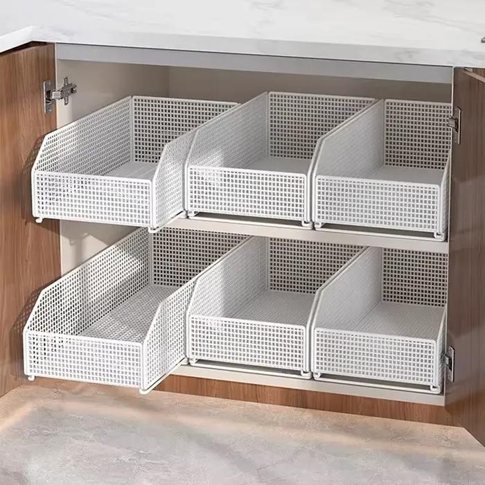 Meuble de rangement à tiroirs avec étagère coulissante