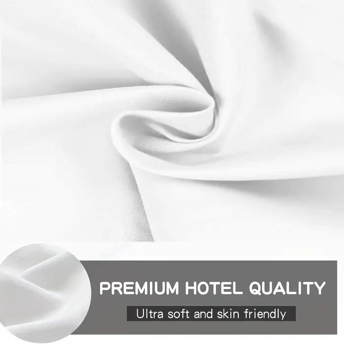 Draps de lit 1 pièce, blanc pur