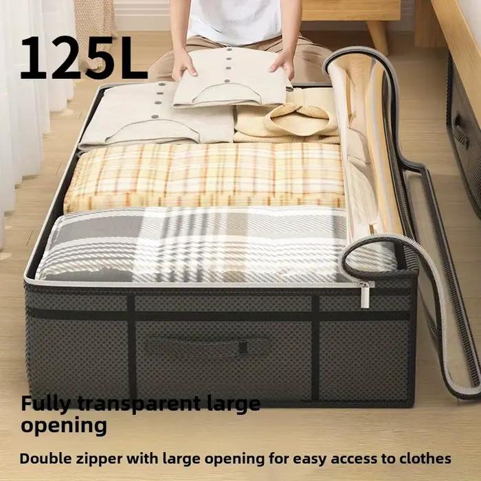 Lot de 2 bacs de rangement sous le lit