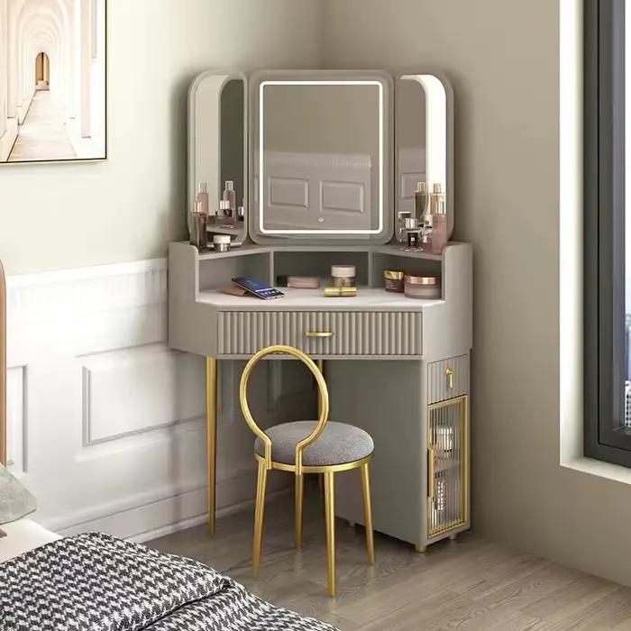 Tables de maquillage de luxe en bois massif
