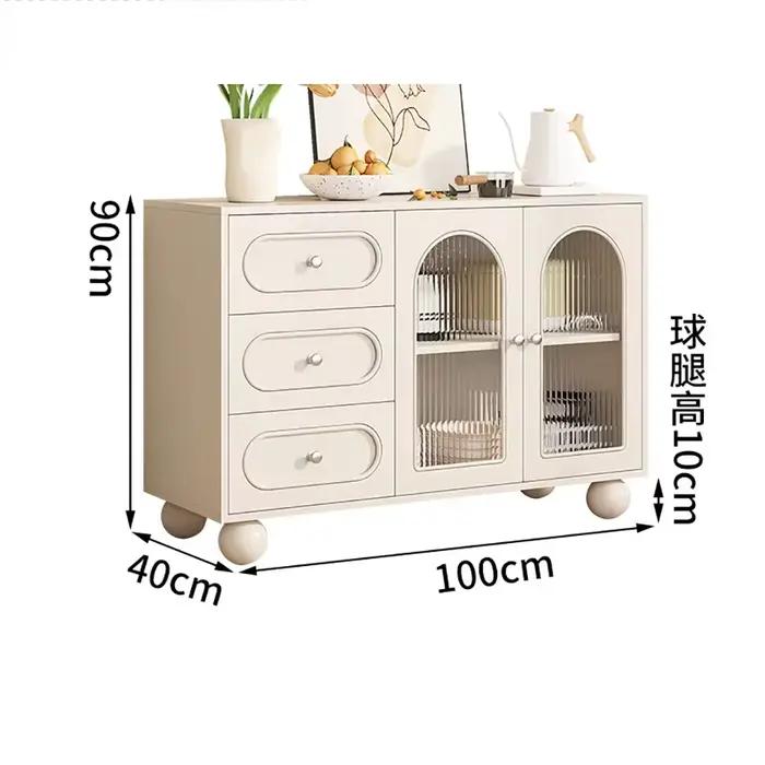 Rangement poignées simples pour armoires tiroirs minimalistes vitrine moderne à la mode gain de place Woonkamer Kasten meubles