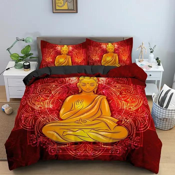 Parure de lit familiale bouddha